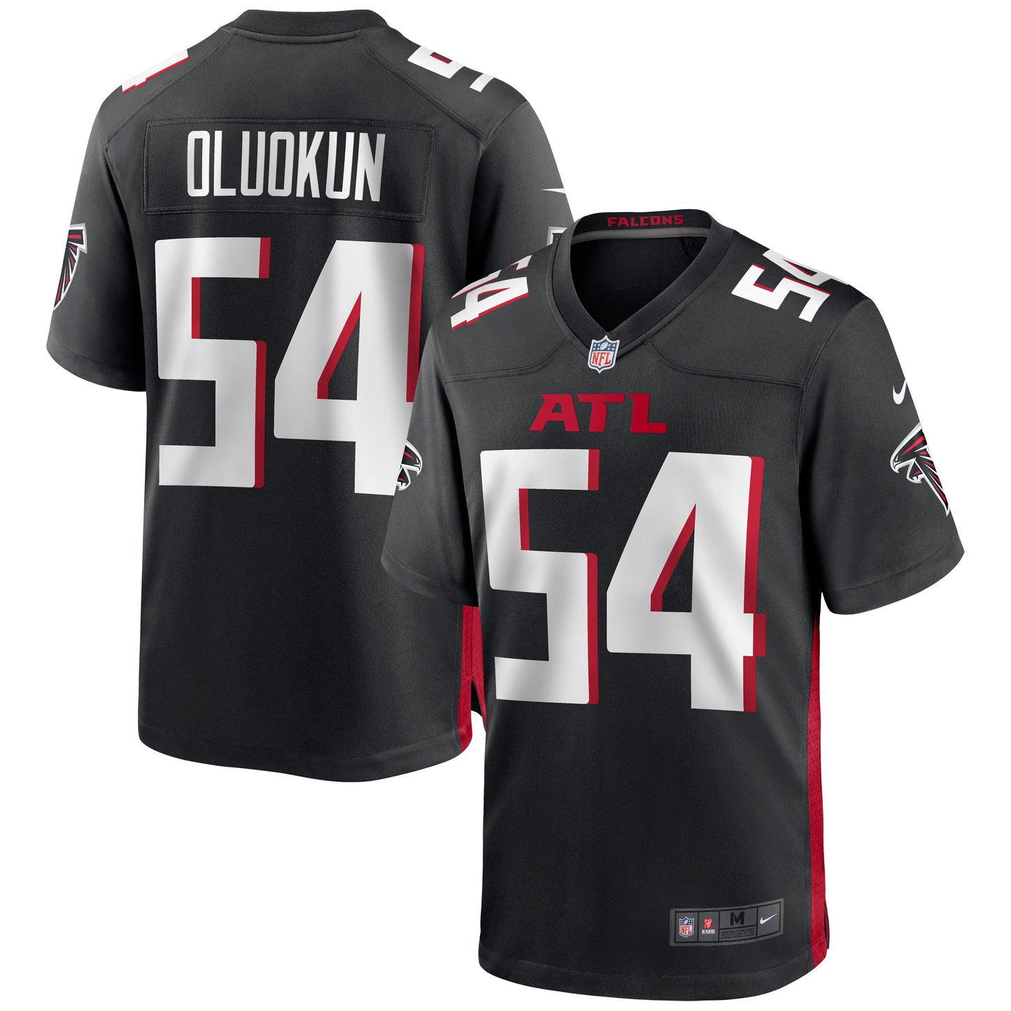 Foyesade Oluokun Atlanta Falcons Nike Game Jersey - Black