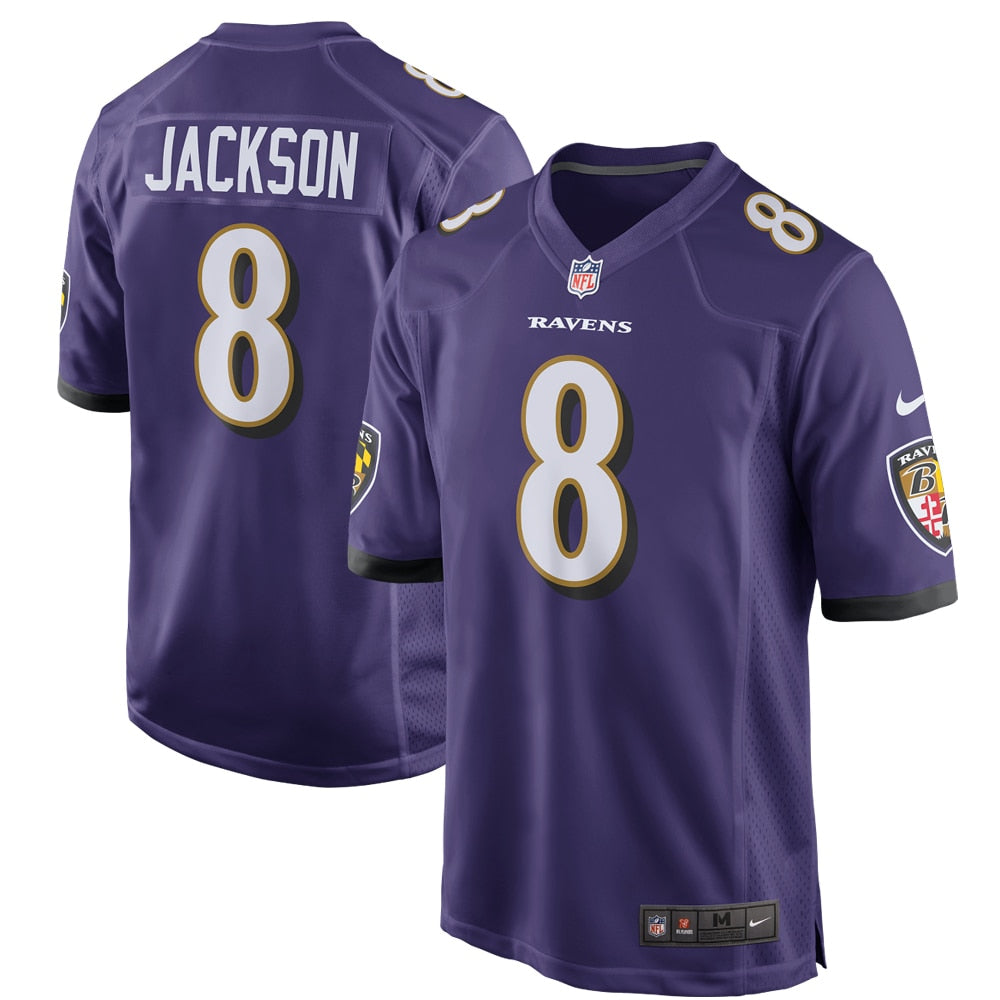 Lamar Jackson Baltimore Ravens Nike Game Player Jersey - Purple