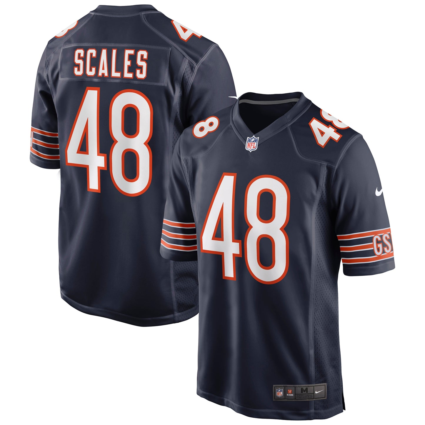 Patrick Scales Chicago Bears Nike Game Jersey - Navy