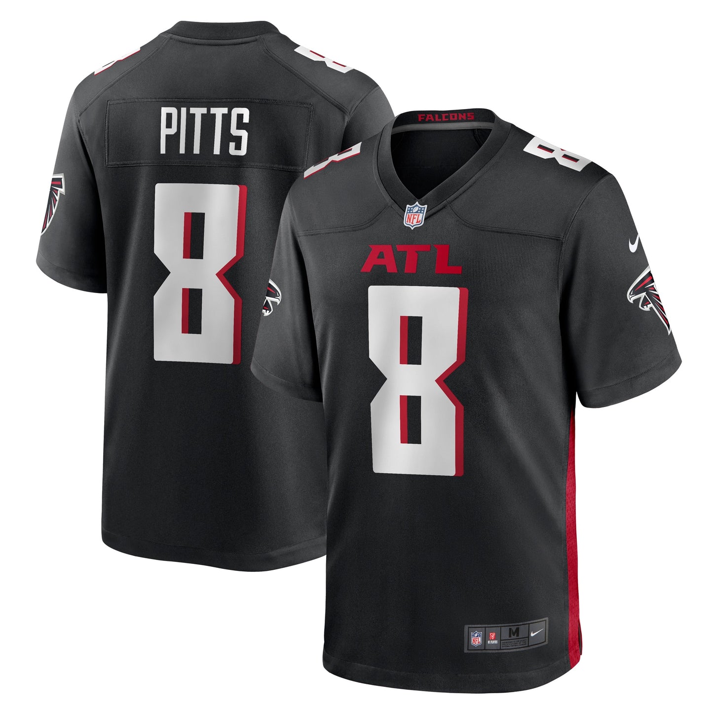 Kyle Pitts Atlanta Falcons Nike Game Jersey - Black